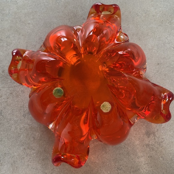 Glass Art Dish Exc Condition - Picture 5 of 8